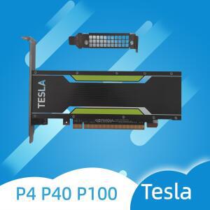 엔비디아 테슬라 호환 P4 8GB 24GB P100 16GB 그래픽 GDDR5 슈퍼마이크로 PCI-E GPU 카드