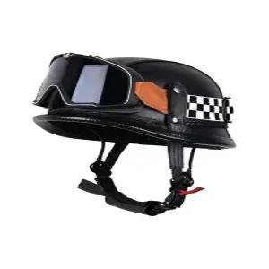 레트로 초경량 바이크 여름용 하이바 사계절 오픈페이스 오토바이헬멧 반모