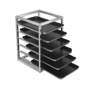 식판 소형 트레이 잔반 거치 처리대 퇴식대 선반