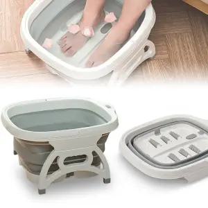 접이식 발족욕기 습식 지압 족욕통 휴대용 폴딩족탕 gIG8+3qLD