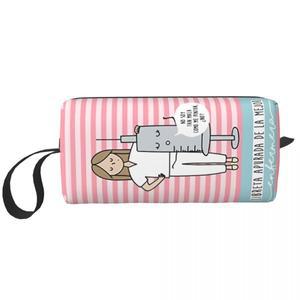 맞춤 Enfermera En Apuros 의사 간호사 의학 화장품 가방 여성용 메이크업 세면 용품  여성 미용 보관 Dopp