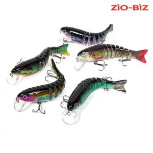 8단 관절 베이트 5종세트/루어낚시 미끼 에기 미노우 손피싱