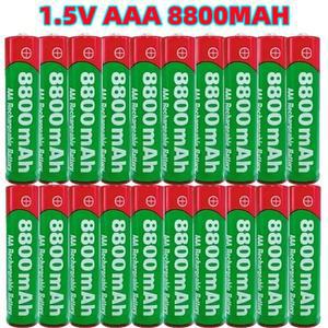 8800mAh 충전식 배터리 AAA 알칼리성 1.5 V 시계 마우스 컴퓨터 장난감 등