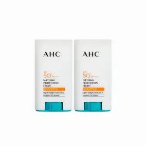 AHC 내추럴 퍼펙션 프레쉬 선스틱 17g (SPF50+)(1+1)