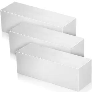 히카러 3개 6 x 2 인치 정사각형 6061 알루미늄 바 플랫 스톡 솔리드 범용 플레이트 산업 정밀 가공용 신