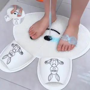 발닦는솔 3d풋브러쉬 발닦이 발씻는신발 세족매트