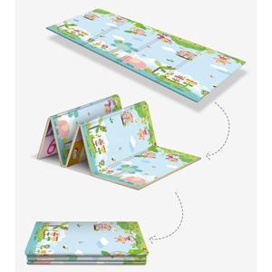 형 놀이방 매트 200x180 방지 XPE 양면 폴딩 매트 돗자리