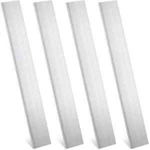 히카러 4피스 1/4 6mm x 2.36 알루미늄 플랫 바 12 롱 스퀘어 판 6061 산업용 판금 은