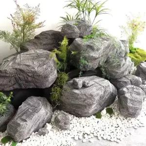 모형바위 인조 바위 가짜돌 조경돌 인테리어 화단 A4