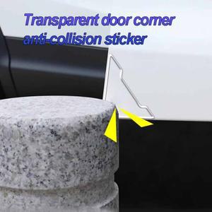 호환상품 2pcs 범용 자동차 문 코너 충돌 방지 커버 투명 실리콘 보호대 안티 스크래치 스티커