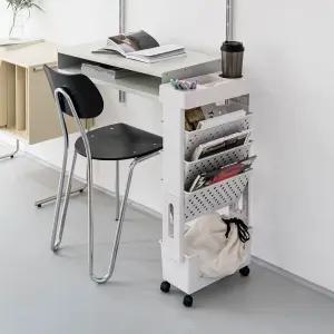 북 트롤리 카트 이동식책꽂이 선반 책장 트레일러 5단 gzX7+6bwK