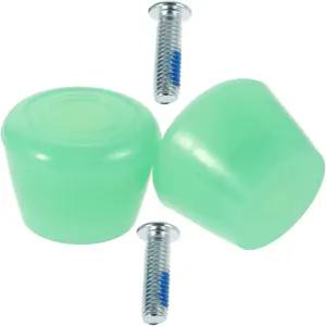 밀리스텐 롤러 스케이팅 토 인라인 제어력 향상을 위한 쿼드 스케이트용 1쌍 PU 소재 브레이크 패드 멈춤