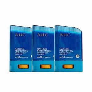[NS홈쇼핑]AHC 내추럴 퍼펙션 더블 쉴드 선스틱 (파랑색) 14g (SPF50+)(1+1+1)..[35843701]