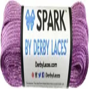 더비 신발 스케이트 부츠 롤러 하키 스 위한 라일락 퍼플 스파크 신발끈 묶다