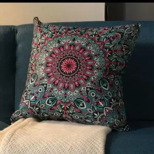 보헤미안 빈티지 타로 만다라 사각 커버 코끼리 쿠션 에스닉 디자인 인도풍
