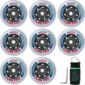 휠백이 72mm/76mm인 CLAS FOX 인라인 스케이트 교체 베어링 ABEC-9 및 블레이드 롤러 하키 플로팅 스페이서