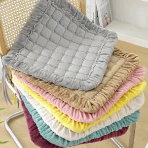 겨울 두꺼운 소프트 식탁 보아원단 사무실 방석 의자 쿠션