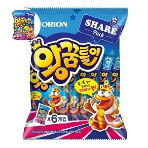 왕꿈틀이 255gx6개 간식 젤리 후식