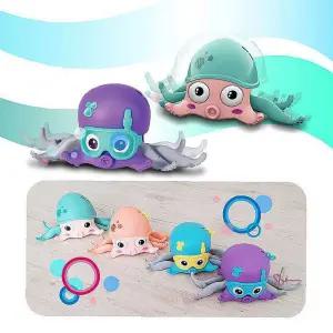 문어 장난감 바닥 욕조 오징어 움직이는 웨이브cde406