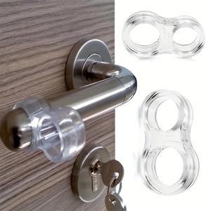 핸들 도어 스톱퍼 실리콘 젤 스톱 투명 벽 보호 손잡이 범퍼 가구 보호대 패드 버퍼