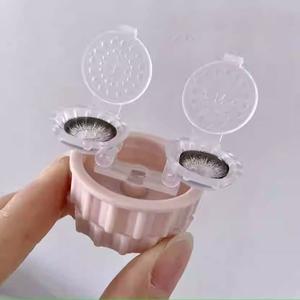 호환상품 휴대용 콘택트 렌즈 청소 도구 컬러 클린 케이스 박스 플라스틱 컨테이너 보관 홀더 안경 액세서