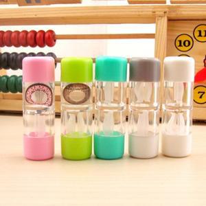 호환상품 1PC 남여 콘택트 렌즈 케이스 캔디 컬러 여행 안경 상자 눈 케어 키트 홀더 컨테이너