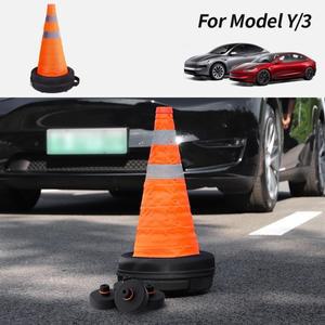 YZ 테슬라 호환  모델 3 Y Juniper 2019-2025  자동차 액세서리 용 리프팅 잭 멀티가있는 접이식 교통 반사