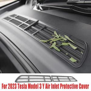 19-23년형 테슬라 호환 모델 Y 에어 인렛 보호 커버 벌레 차단망 전면 흡입구 그릴 차량 청소 액세서리