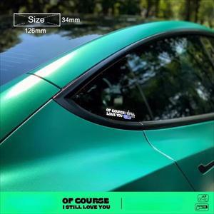 테슬라 호환 자동차 모델 3/S/X/Y 용 범용 스티커 수정 액세서리 방수 반사 장식 스타일링