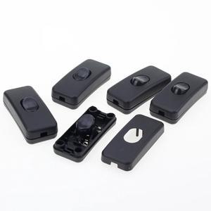 호환상품 5개/몫 ON/OFF 인라인 스위치 블랙 테이블 램프 책상 조명 코드 케이블 110-250V