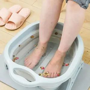 쿨샵 풋케어 접이식 발지압 족욕기 족탕기 발마사지 uzD6+6mwj