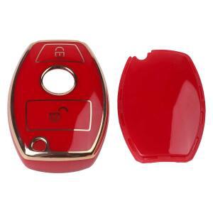 메르세데스 벤츠 호환 2버튼 GLK GLA W176용 TPU 보호 키 커버 케이스 키를 안전하게 보호합니다