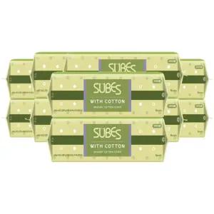 슈베스 위드코튼 유기농 순면커버 생리대 슈퍼롱오버나이트 6P x10팩