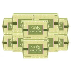 슈베스 위드코튼 유기농 순면커버 생리대 대형 12P x10팩