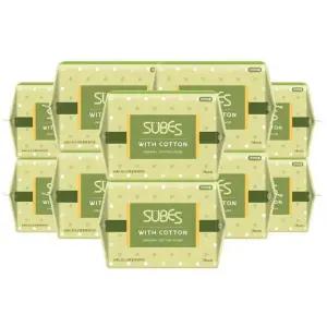 슈베스 위드코튼 유기농 순면커버 생리대 중형 14P x10팩