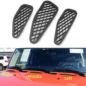 호환상품 LHD 자동차 에어 카울 플로우 벤트 히터 홀 캡  그릴 커버 도요타 FJ 크루저 2007-2021
