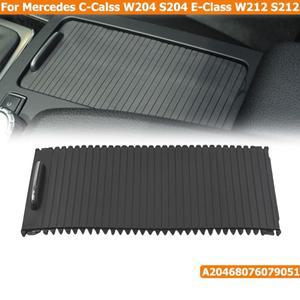 메르세데스 벤츠 호환 C 클래스 W204 E W212 A20468076079051 용 센터 콘솔 롤러 블라인드 커버
