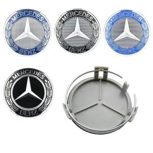 메르세데스 벤츠 호환 AMG C207 C218 C117 CLA CLS E 클래스 W212 X166 W176 W205 W246용 75mm 자동차 휠