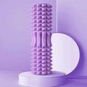 퍼플 필라테스 마사지 요가 돌기 폼롤러 종아리 지압 종아리마사지