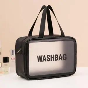 목욕가방 여행용 방수 반투명 세면가방(대) 3종컬러