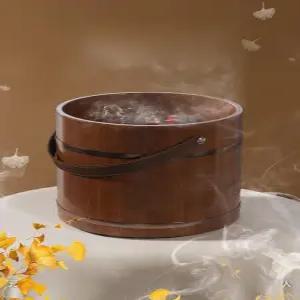 발 담그는 대야 관리 통 편백나무 족욕 족탕기