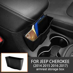 호환상품 Jeep Cherokee 액세서리 2014 ABS 중앙 보관  팔레트 팔걸이 컨테이너 상자 органайзер