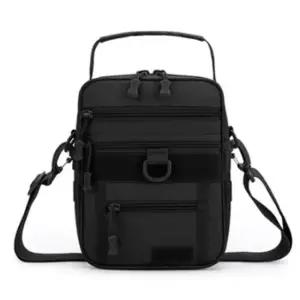 밀리터리 아웃도어 전술 크로스백 숄더백 블랙 가방 서바이벌가방 등산보조가방