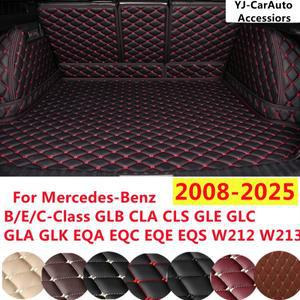 호환상품 YJ 자동차 트렁크 매트 풀 세트 메르세데스-벤츠 호환 B/E/C 클래스 GLB CLA CLS GLE GLC GLA GLK