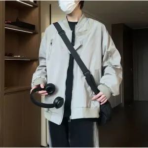 남사친 가을 빈티지 점퍼 커플 야상 잠바 야구복 루즈핏 코트 항공 BE3