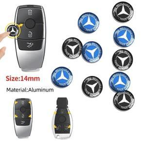 메르세데스 벤츠 호환 A B C E S M 클래스 AMG CLA CLS W212 W204 W176 용 자동차 키 로고 스티커 엠블럼