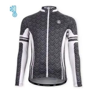 의류 자전거상의긴팔 겨울기모 상의 자전거져지 샥스킨그레이기모저지