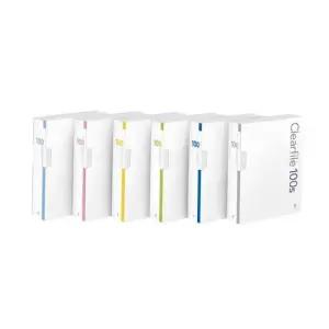 간편 100매 하늘 케이스 클리어화일 문화 (16개입) F526A-7