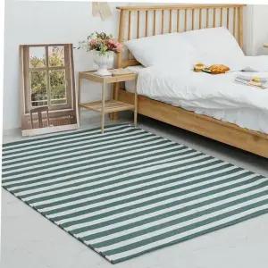 바디필로우 TBZ 시어서커 러그 스트라이프 그린 60x240