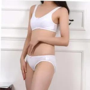 초등학생속옷 스트라이프 주니어 스포츠브라 어린이브라 청소년속옷 초등브라 세트